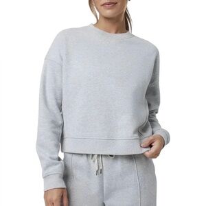 EUC/LIKE NEW Vuori Restore Rib Crew Sweatshirt In Light HeatherGrey - Size M